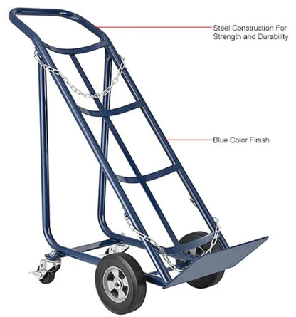 Global Industrial™ Tilt Back Cylinder Hand Truck, 800 Lb Capacity - PuriLite