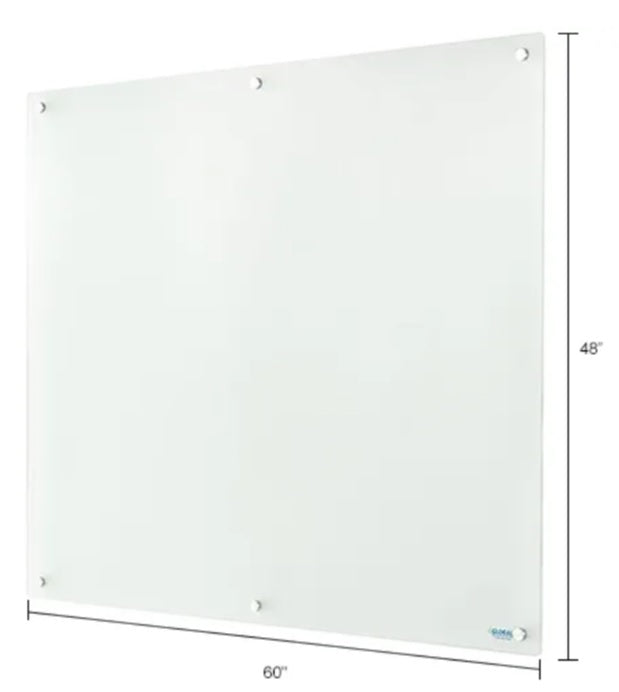 Global Industrial™ Frosted Glass Dry Erase Board, 60"W x 48"H - PuriLite