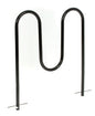 Global Industrial™ Wave Bike Rack, 5-Bike Capacity, Below Ground Mount, Black - PuriLite