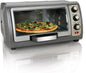 Hamilton Beach 6 Slice Easy Reach Toaster Oven,Black ,31126D - PuriLite