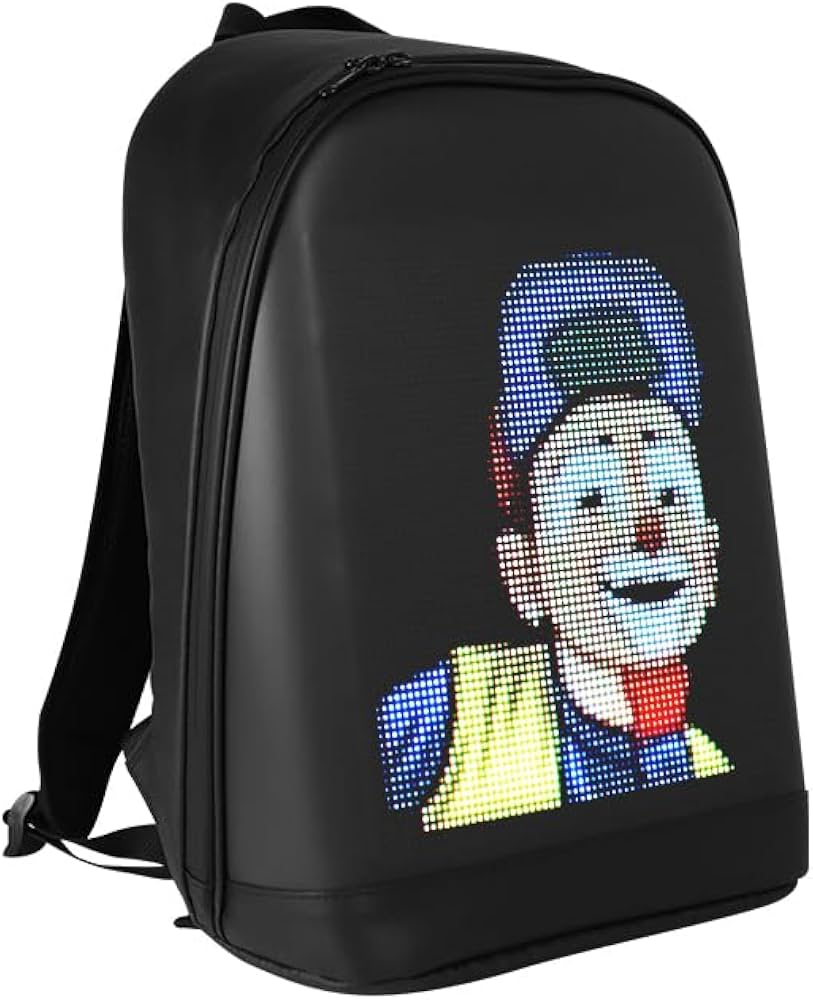 Dynamic LED Screen Backpack – Express Yourself in Style - PuriLite