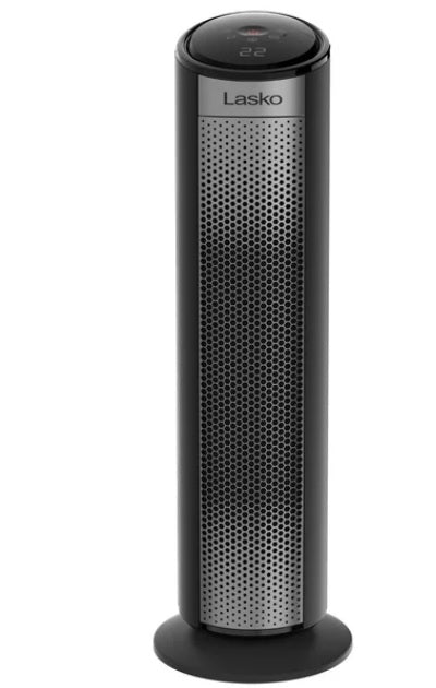 Lasko 55.88 cm (22 in.) Elite Collection Digital Ceramic Tower Space Heater - PuriLite