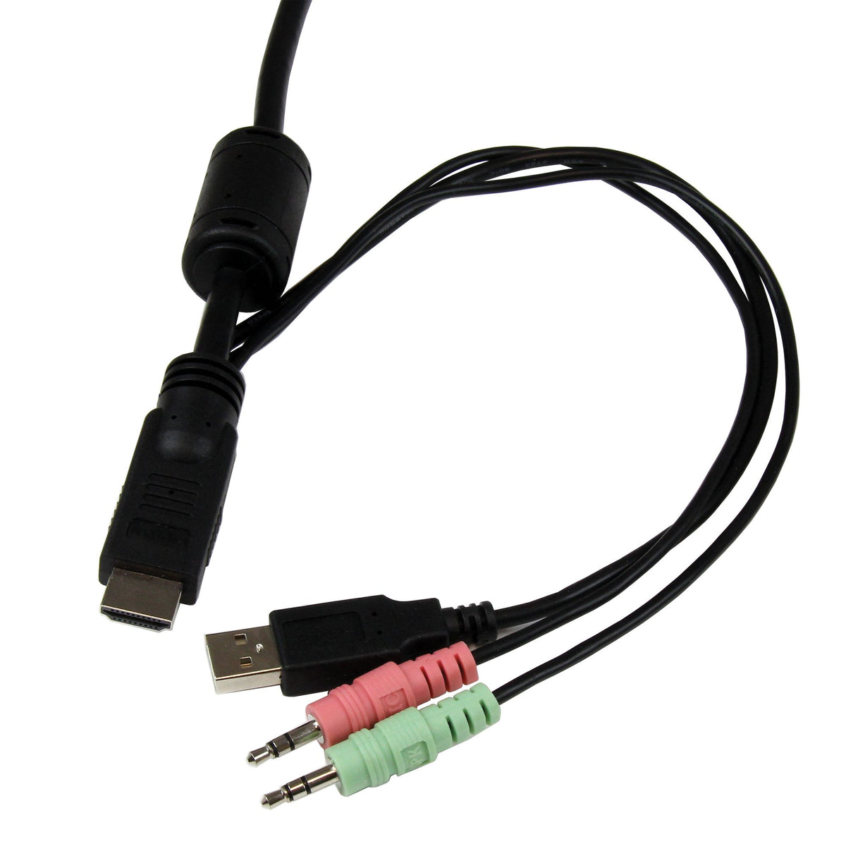 2 Port USB HDMI Cable KVM Switch with Audio and Remote Switch – USB Powered - PuriLite