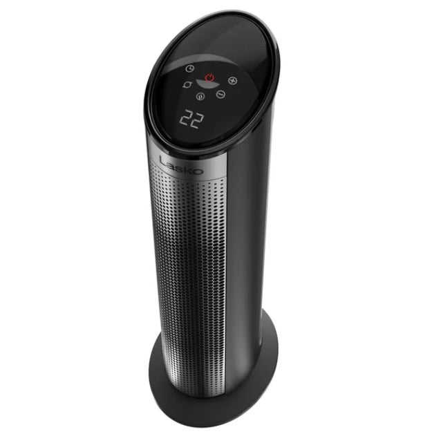 Lasko 55.88 cm (22 in.) Elite Collection Digital Ceramic Tower Space Heater - PuriLite
