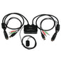 2 Port USB HDMI Cable KVM Switch with Audio and Remote Switch – USB Powered - PuriLite