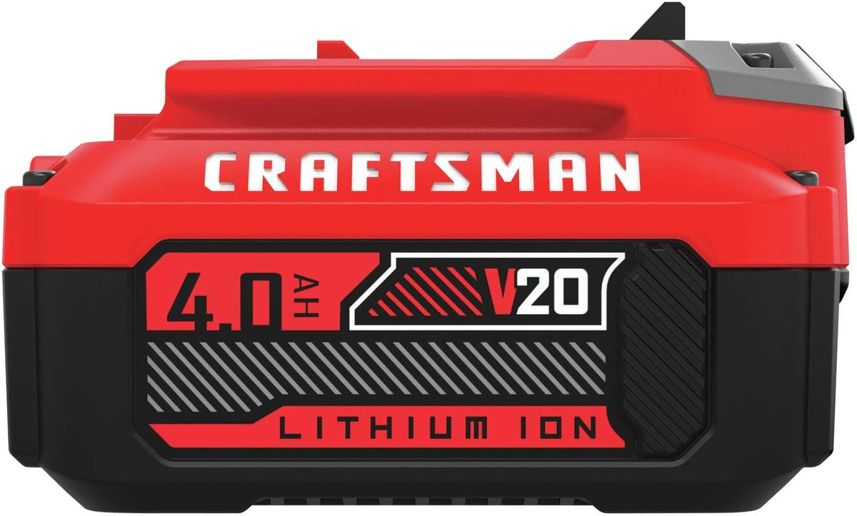 CRAFTSMAN V20 Lithium Ion Battery, 4.0-Amp Hour, 2 Pack (CMCB204-2) - PuriLite