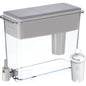 Brita 27 Cup Filter Dispenser, Reduces Chlorine taste and odour from Tap Water, Filters 151 Litres, UltraMax, Grey - PuriLite