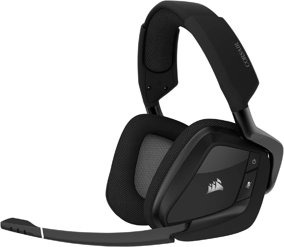 Corsair Void RGB Elite Wireless Premium Gaming Headset with 7.1 Surround Sound, Carbon - PuriLite