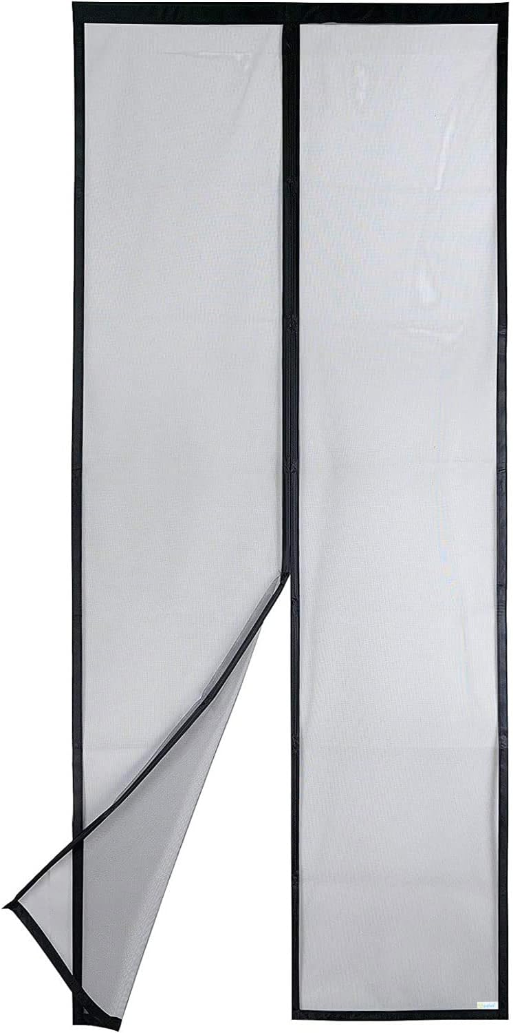 Apalus VP Magnetic Screen Door Deluxe Version Heavy Duty Mesh Curtain, Strong Magnets,Top-to-Bottom Seal Snaps Shuts Automatically(36x38 inch ) - PuriLite