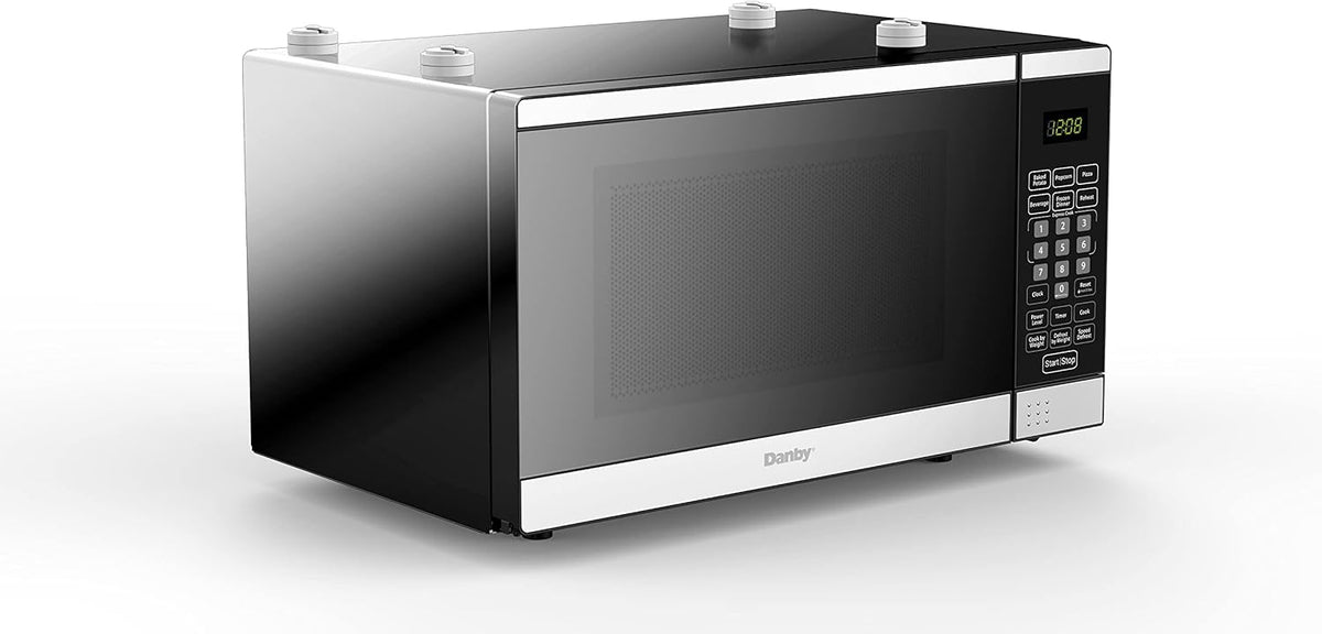 Danby Designer DDMW007501G1 0.7 cu ft Countertop Microwave in Stainless Steel - PuriLite