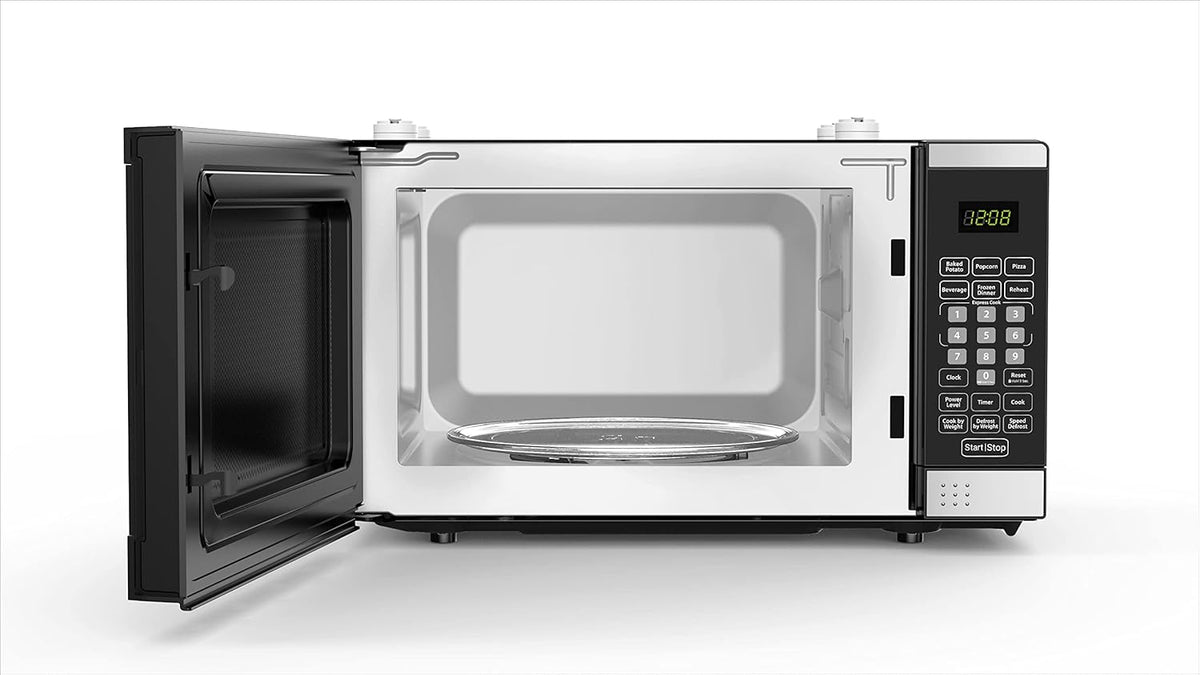Danby Designer DDMW007501G1 0.7 cu ft Countertop Microwave in Stainless Steel - PuriLite