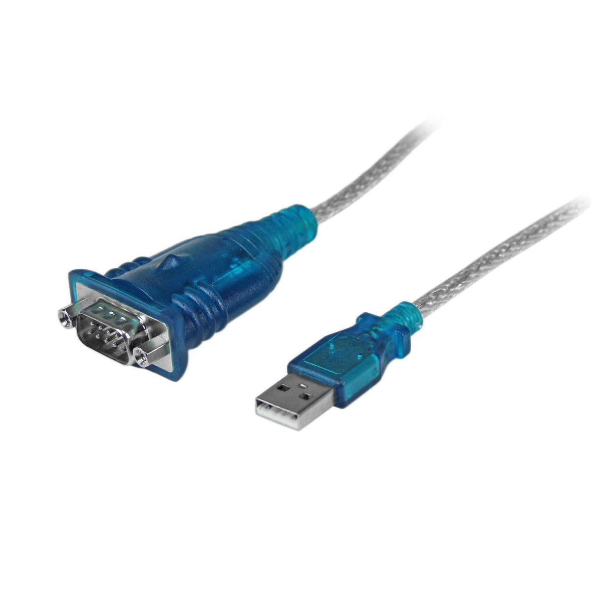 17in (43cm) 1-Port USB to RS232 DB9 Serial Adapter Cable, USB to Serial Adapter Cable - M/M - PuriLite