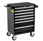Global Industrial™ 26-3/8" x 18-1/8" x 37-13/16" 7 Drawer Black Roller Tool Cabinet - PuriLite
