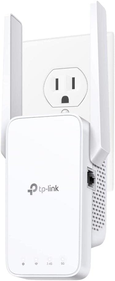 TP-Link AC1200 WiFi Extender (RE315) - Covers up to 1,500 Sq.ft and 25 Devices, Up to 1200Mbps, Dual Band WiFi Booster Repeater, Access Point Mode, white - PuriLite