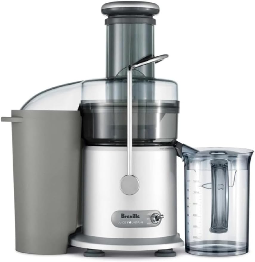 Breville Juice Fountain Plus Juicer, Brushed Stainless Steel, JE98XL - PuriLite