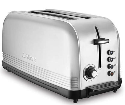 Cuisinart Stainless Steel Long Slot Toaster with 7 Shade Settings (CPT2500C) - PuriLite