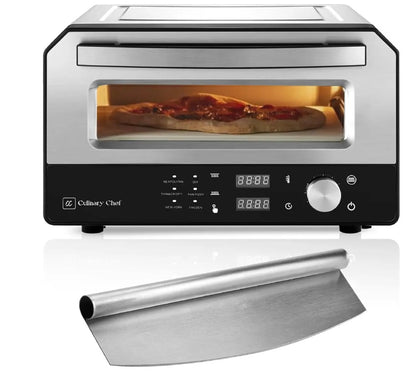 Culinary Chef Indoor 12" Digital Screen Pizza Oven (CCPP1205) - PuriLite