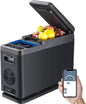 BODEGA 12V Truck Refrigerator,9 Quart Small Car Fridge,Camping Fridge WIFI Control,(5℉-68℉) Electric Car Cooler 12/24V DC for Camper,Travel,Boat,Van,SUV,Vehicles,Road Trip（Shoulder Hold Design） - PuriLite