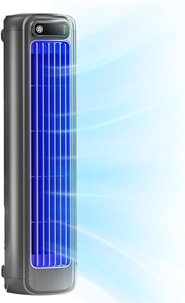 Cooling Ace Air, Portable Ac Conditioner Cooling Fan, Mini Air Conditioner with 3 Speeds, USB Charging, Upgraded Version (Grey) - PuriLite