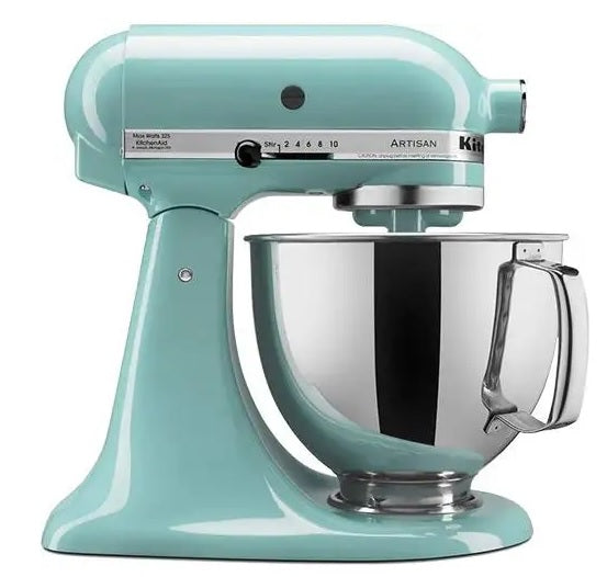 KitchenAid Artisan Series 5 Quart Tilt-Head Stand Mixer - Aqua Sky (KSM150PSAQ) - PuriLite