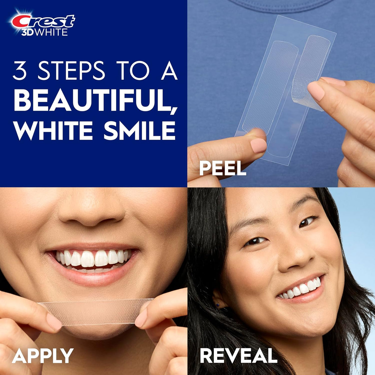 Crest 3D Whitestrips Professional Effects – Teeth Whitening Kit, 22 Treatments (20 + 2 Bonus), Each with 1 Upper/1Lower, 44 Strips – Crest 3DWhite Teeth Whitening Strips - PuriLite