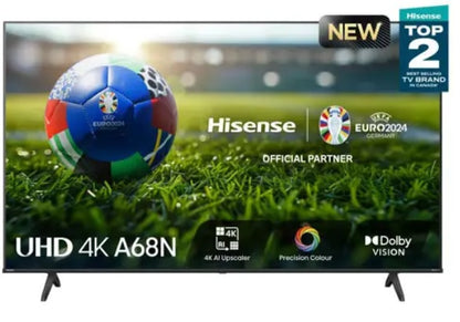 Hisense 70" 2024 A68N 4K UHD HDR10 Smart Google TV (70A68N) - PuriLite