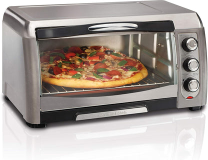 Hamilton Beach 31340C 6 Slice Toaster Oven, Stainless Steel - PuriLite