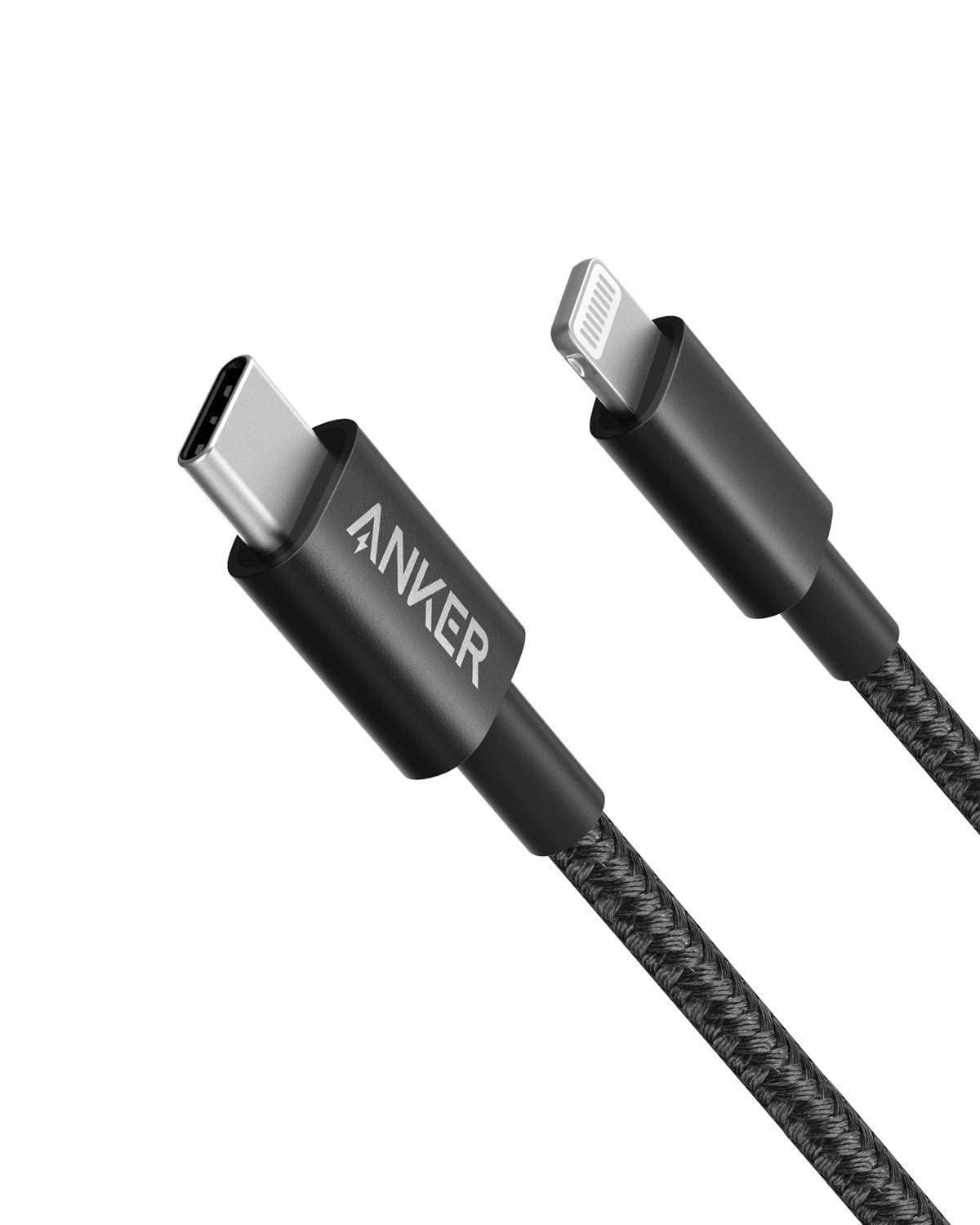 Anker New Nylon USB C to Lightning Cable, Apple MFi Certified for iPhone 14 Series, and More (6FT, Black) - PuriLite