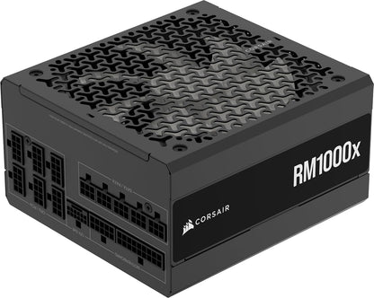 CORSAIR RM1000x Fully Modular Low-Noise ATX Power Supply – ATX 3.1 Compliant – PCIe 5.1 Support – Cybenetics Gold Efficiency – Native 12V-2x6 Connector – Black - PuriLite