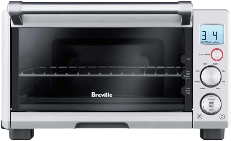 Breville BOV650XL the Compact Smart Oven Stainless Steel - 15" X 17" X 10", Silver - PuriLite
