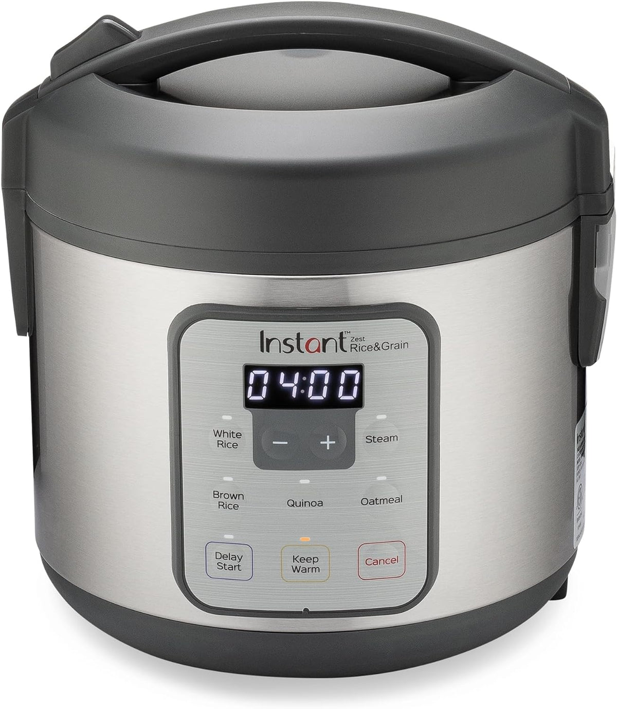Instant Zest 8 Cup Rice Cooker, Steamer, Cooks Rice, Grains, Quinoa and Oatmeal, No Pressure Cooking Functionality - PuriLite
