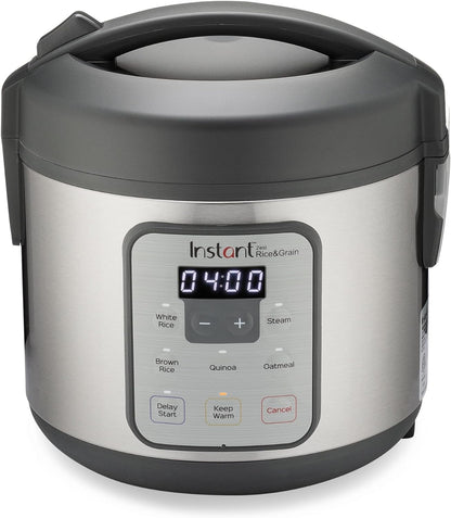 Instant Zest 8 Cup Rice Cooker, Steamer, Cooks Rice, Grains, Quinoa and Oatmeal, No Pressure Cooking Functionality - PuriLite