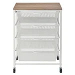 4 Drawer Rolling Cart - PuriLite