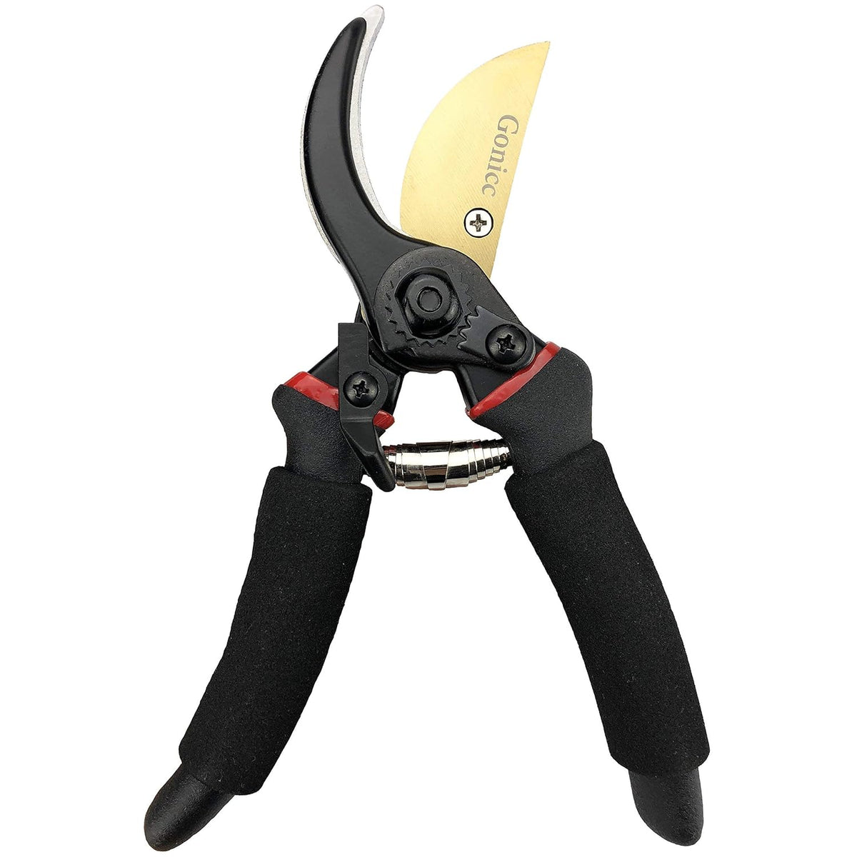 gonicc 8" Professional Premium Titanium Bypass Pruning Shears (GPPS-1003), Hand Pruners, Garden Clippers. - PuriLite