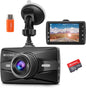 Dash Cam Front with 32G SD Card, BOOGIIO 1080P FHD Car Driving Recorder 3'' IPS Screen 170°Wide Angle Dashboard Camera Aluminum Alloy Case, WDR G-Sensor Parking Monitor Loop Recording Motion Detection - PuriLite