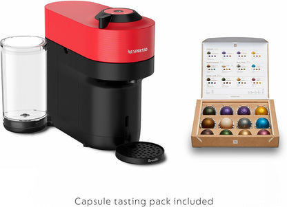 Nespresso Vertuo Pop+ Coffee and Espresso Machine by Breville - Spicy Red - PuriLite