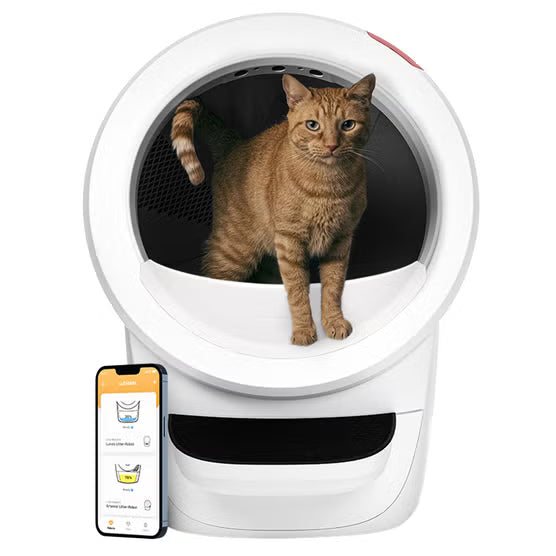 Litter-Robot 4 Self-Cleaning Cat Litter Box Exclusive Bundle - White