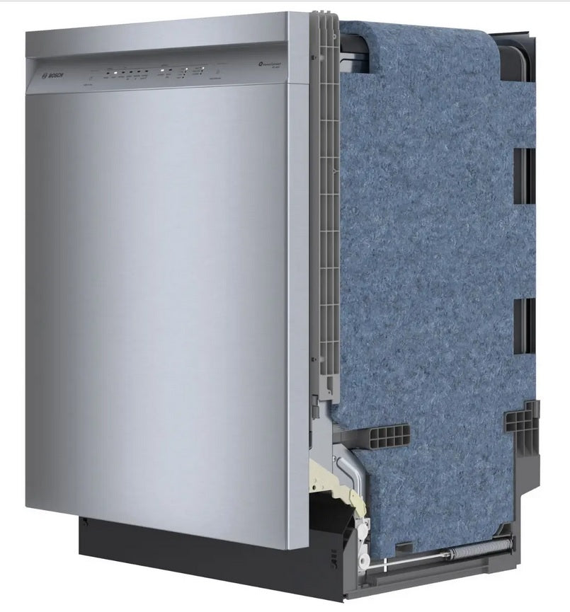 Bosch 100 Series Plus 24-Inch Smart Dishwasher - Stainless Steel (SHE4AEM5N) - PuriLite