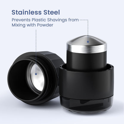 Renmingfed 3-in-1 Pill Crusher Pill Cutter with Storage Box，Pill Grinder with Stainless Steel Grinding Pestle, Pill Crusher Fine Powder, Pill Crushers for Elderly and Pets - PuriLite