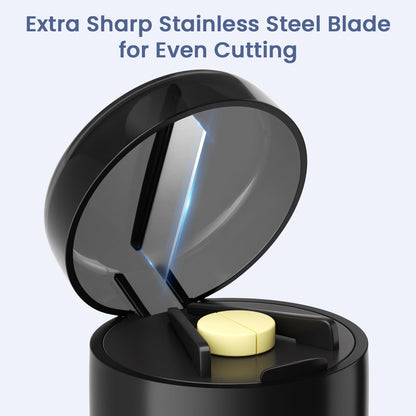Renmingfed 3-in-1 Pill Crusher Pill Cutter with Storage Box，Pill Grinder with Stainless Steel Grinding Pestle, Pill Crusher Fine Powder, Pill Crushers for Elderly and Pets - PuriLite