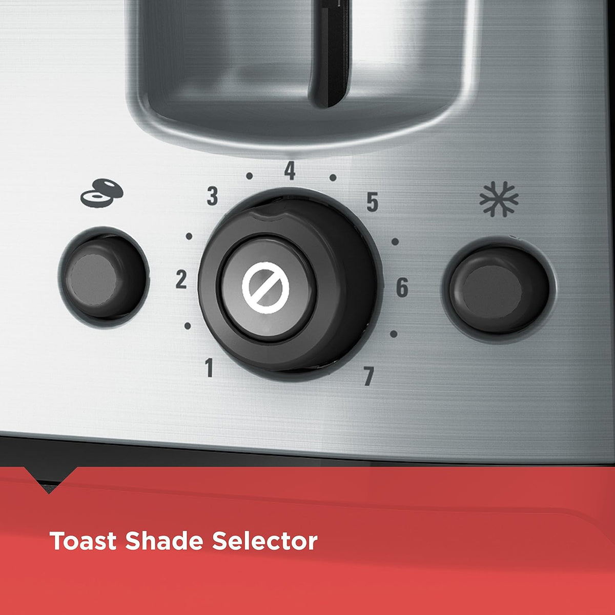 BLACK+DECKER Toaster 4 Slice, Classic Oval, Black with Stainless Steel Accents, TR1478BD - PuriLite