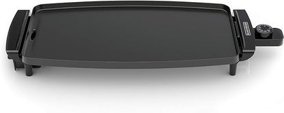 BLACK+DECKER Electric Griddle with Removable Temperature Probe, Indoor Grill, Pancake Griddle, Black, GD1810BC - PuriLite