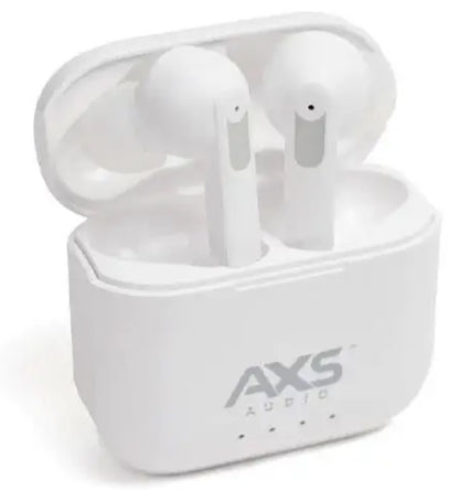 AXS Audio Active Noise Cancelling High Definition Bluetooth Earbuds - White (AXSE01W) - PuriLite