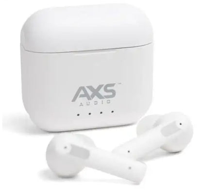 AXS Audio Active Noise Cancelling High Definition Bluetooth Earbuds - White (AXSE01W) - PuriLite