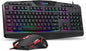 Redragon S101 Gaming Keyboard, M601 Mouse, RGB Backlit Gaming Keyboard, Programmable Backlit Gaming Mouse, Value Combo Set [New Version] - PuriLite
