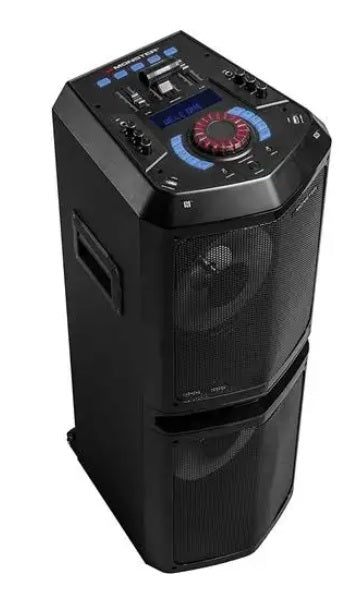 Monster Remix 300 Watts DJ Mixer Party System with Bluetooth and Wireless Mic (MNREMIX) - PuriLite