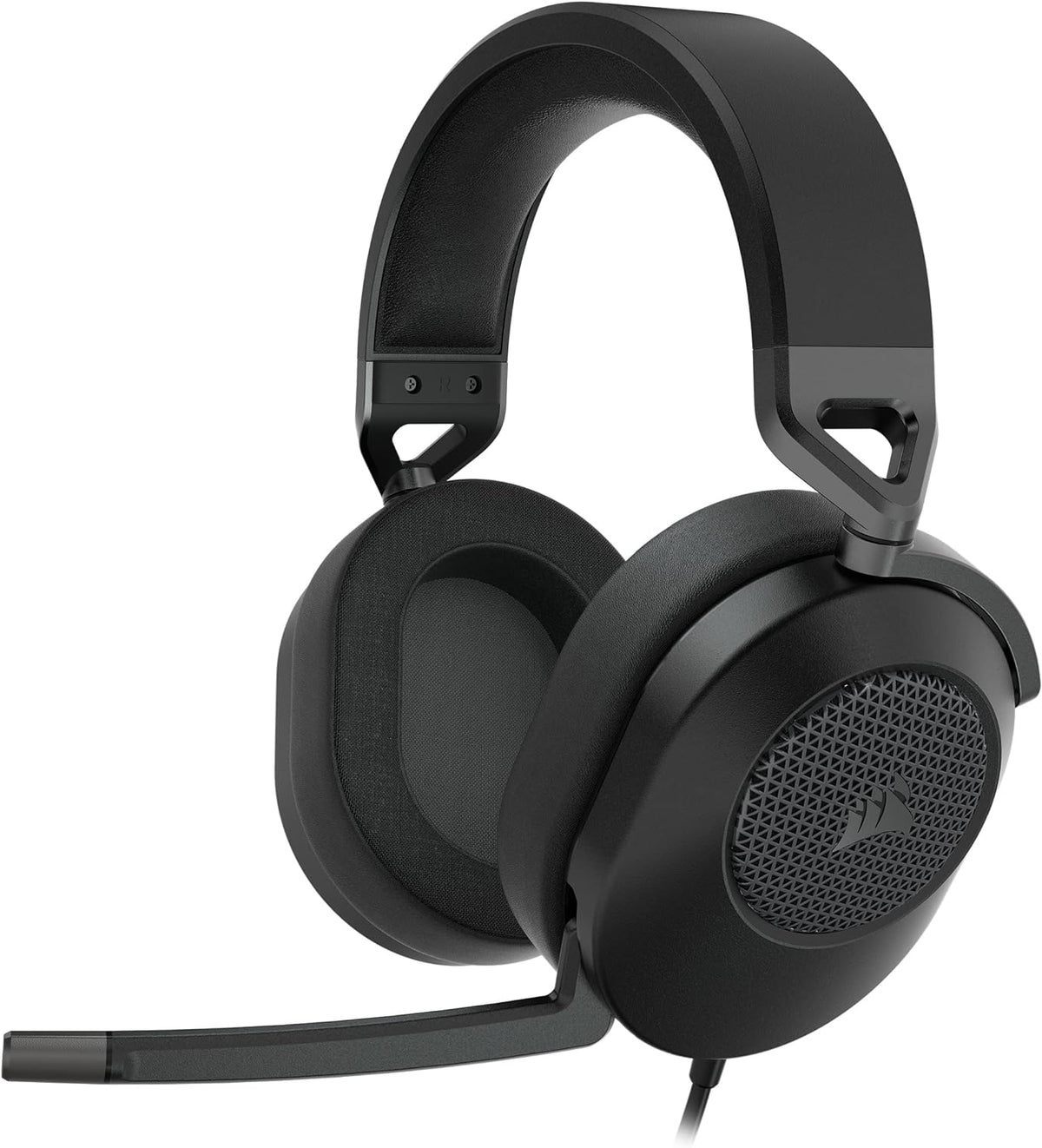 CORSAIR HS65 SURROUND Multiplatform Wired Gaming Headset – Dolby Atmos – SonarWorks SoundID – iCUE Compatible – PC, Mac, PS5, PS4, Xbox, Nintendo Switch, Mobile – Carbon - PuriLite