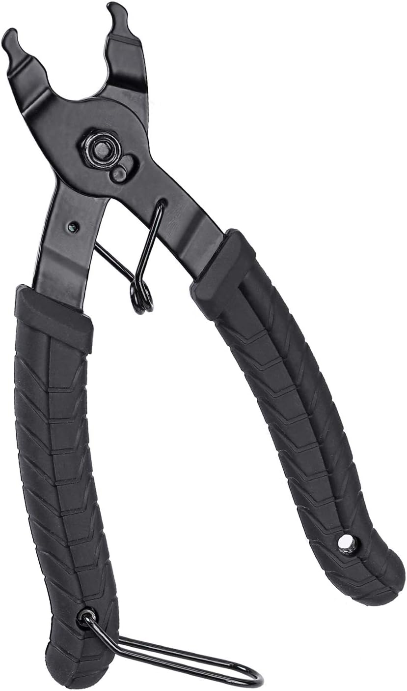 Bike Link Plier, Oumers Chain Plier Missing Link 2 in 1 Opener Closer Remover Plier/Bicycle Chain Plier Compatible with All Speed Chains Repair, Link - PuriLite