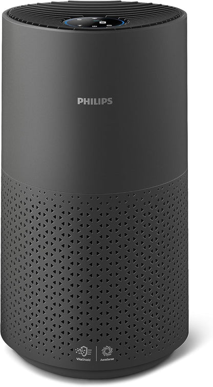 Philips 1000i Series Air Purifier for Medium Rooms, Rooms up to 231 ft², 149 CFM clean air rate (CADR), HEPA & Active carbon filter, Air+ app, Black (AC1715/41) - PuriLite