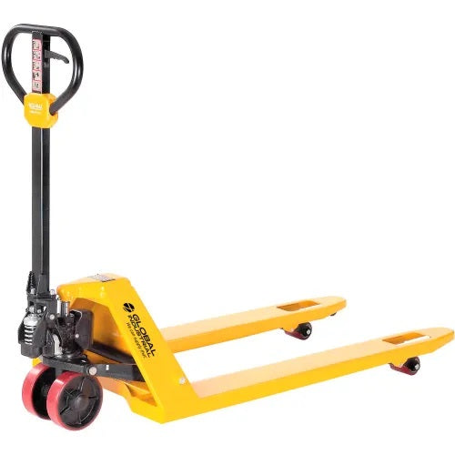 Global Industrial™ Industrial Duty Manual Pallet Jack, 5500 lb. Capacity, 27"W x 48"L Forks - PuriLite
